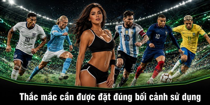 Thắc mắc cần được đặt đúng bối cảnh sử dụng