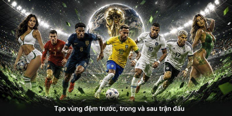 Tạo vùng đệm trước, trong và sau trận đấu