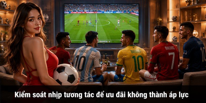 Kiểm soát nhịp tương tác để ưu đãi không thành áp lực