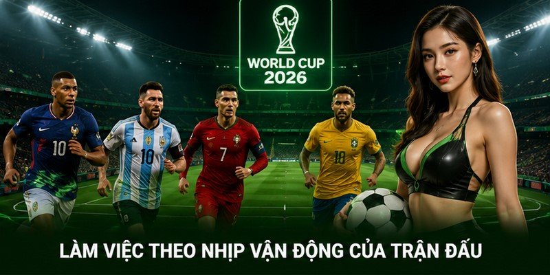 Làm việc theo nhịp vận động của trận đấu