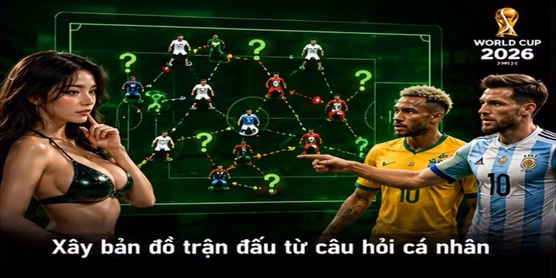 Xây bản đồ trận đấu từ câu hỏi cá nhân