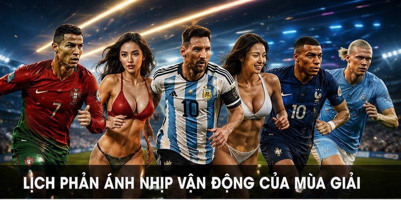Lịch phản ánh nhịp vận động của mùa giải