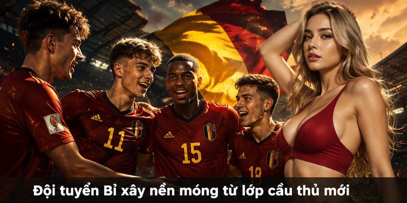Đội tuyển Bỉ xây nền móng từ lớp cầu thủ mới