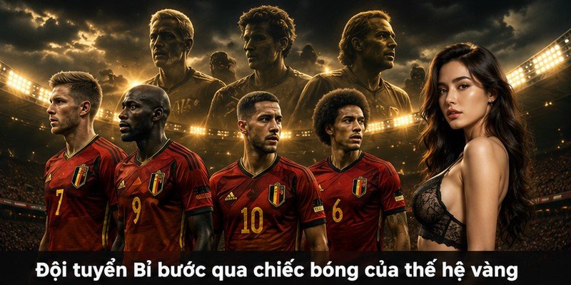 Đội tuyển Bỉ bước qua chiếc bóng của thế hệ vàng