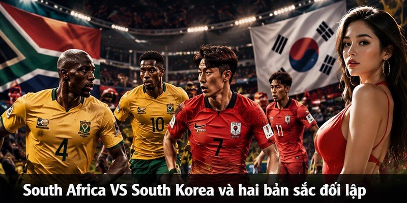 South Africa VS South Korea và hai bản sắc đối lập