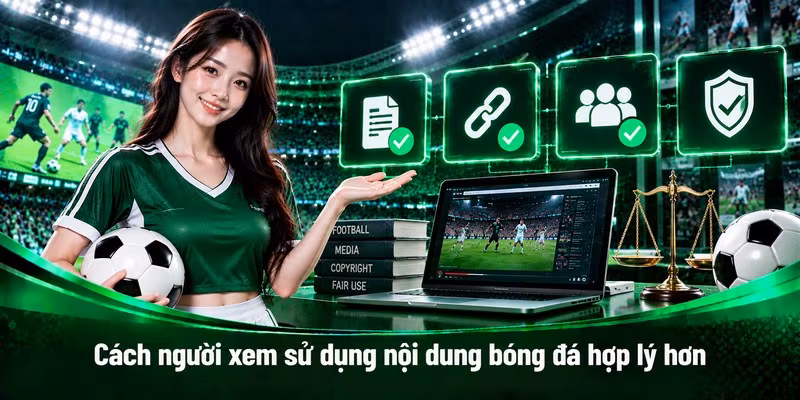 Cách người xem sử dụng nội dung bóng đá hợp lý hơn